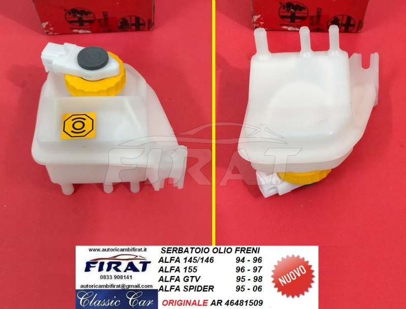 SERBATOIO OLIO FRENI ALFA 145-146-155-GTV-SPIDER (46481509)